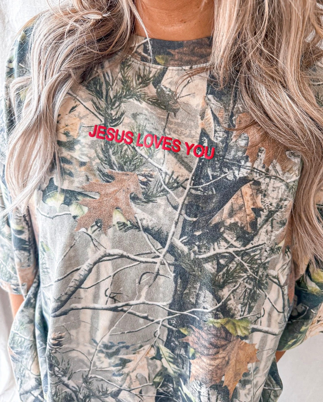Camo JLY shirt