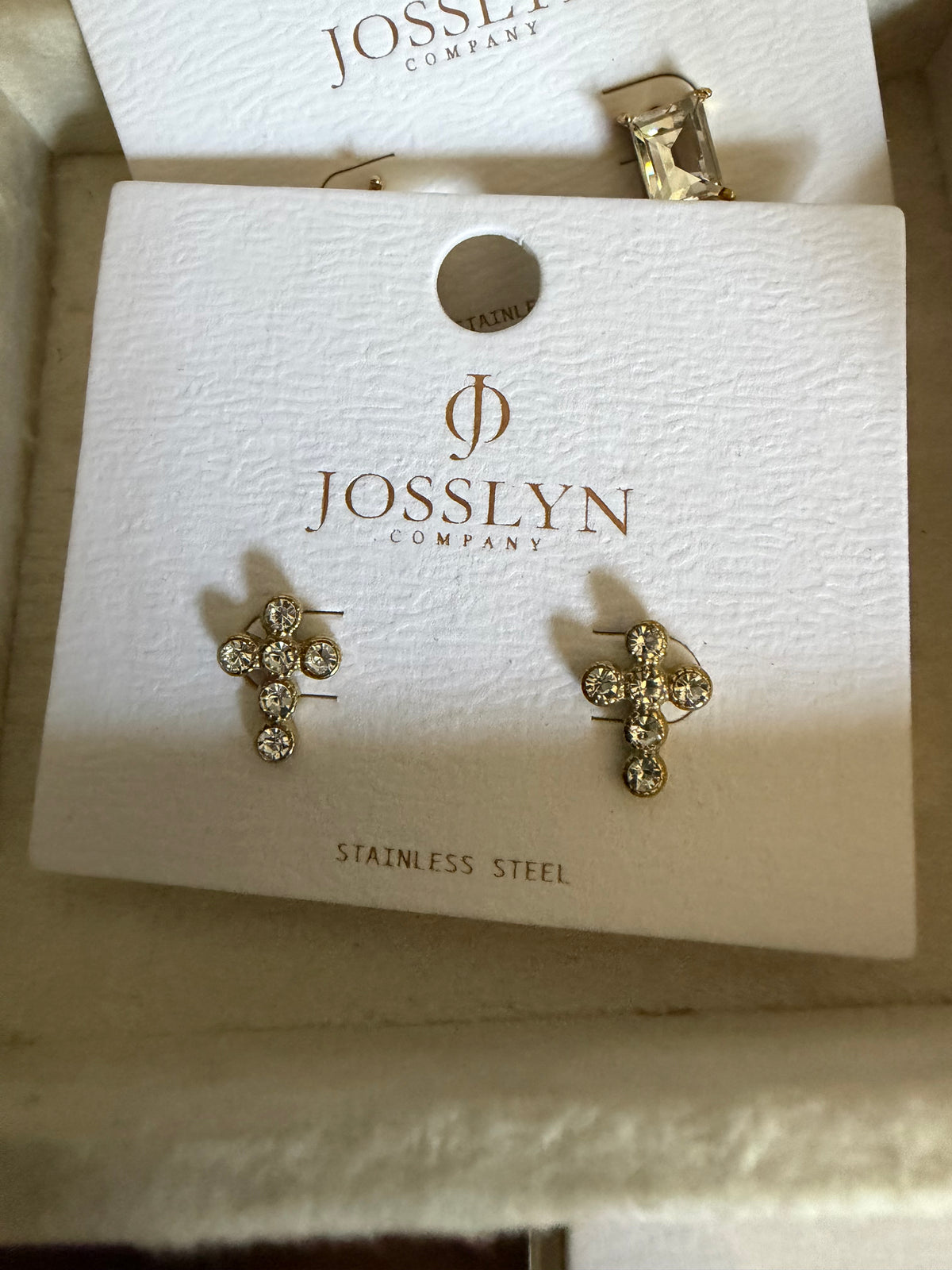 Cross earrings