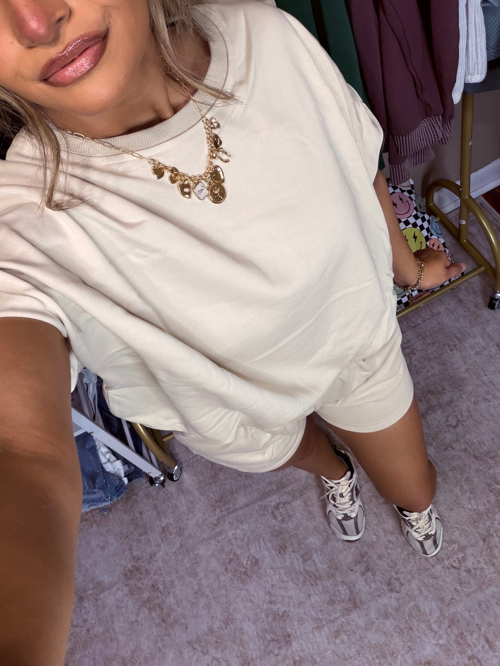 Cream scrunch set