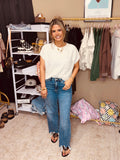 Cream Pocket Top
