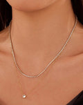 Double Diamond Necklace