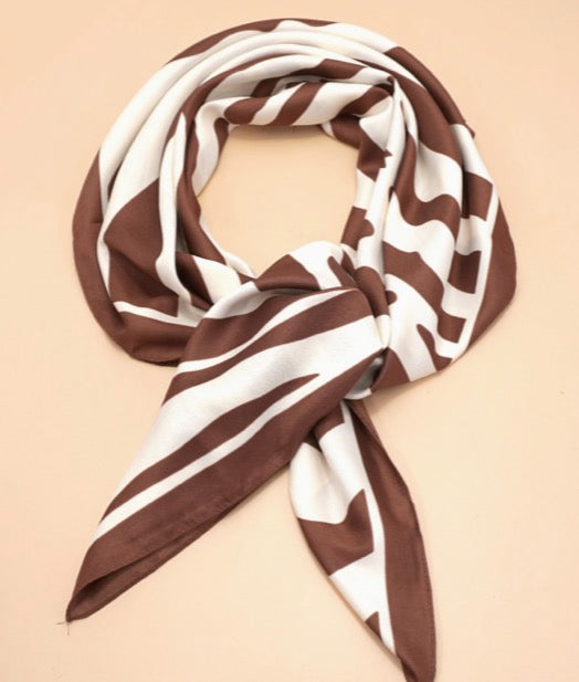 Zebra Bandana Scarf