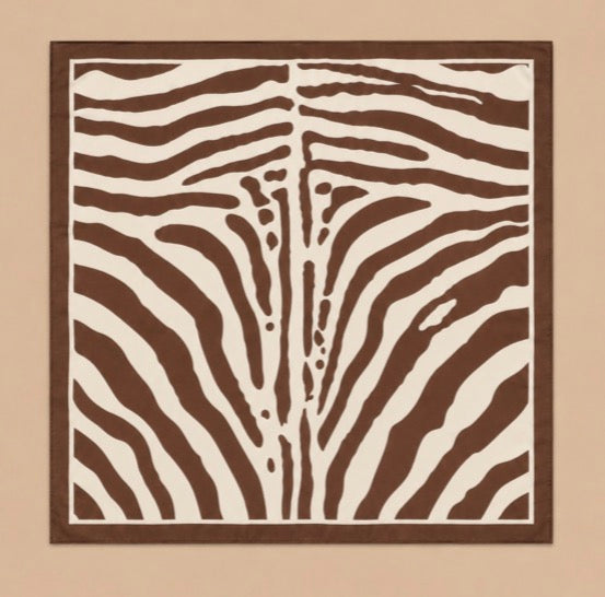 Zebra Bandana Scarf