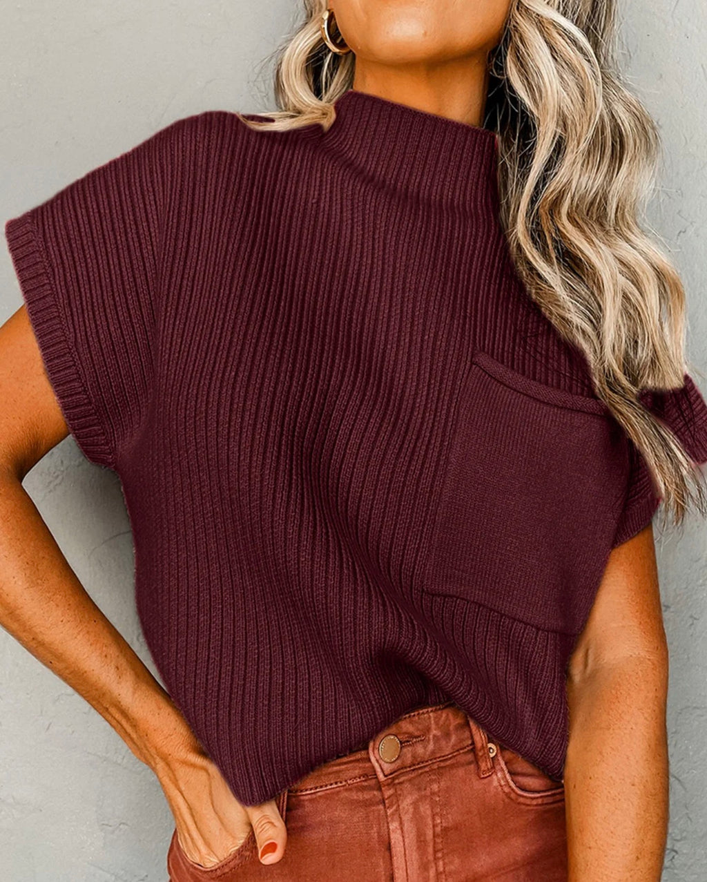 Ribbed Knit Top