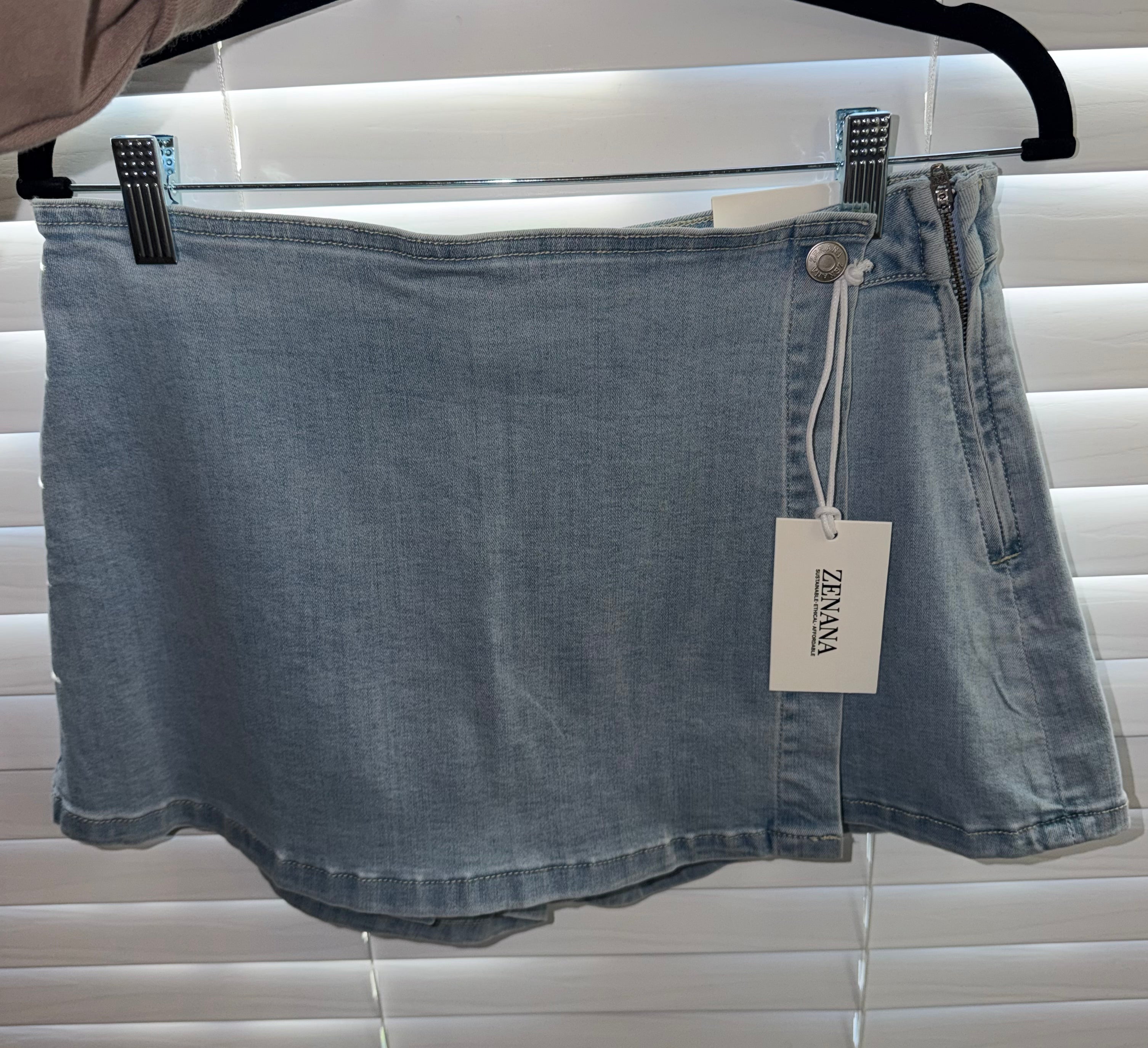 Denim Skort