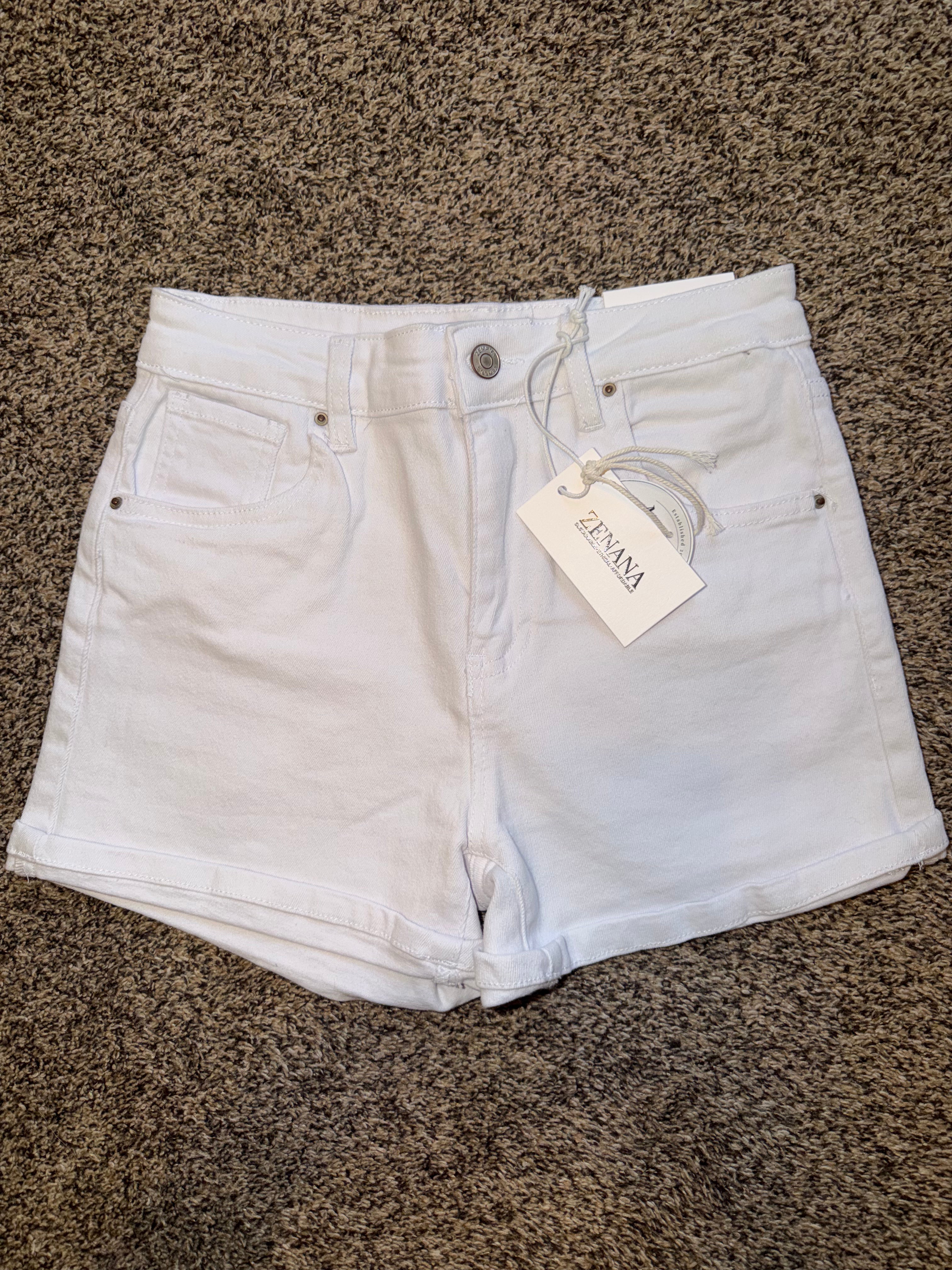 White Shorts
